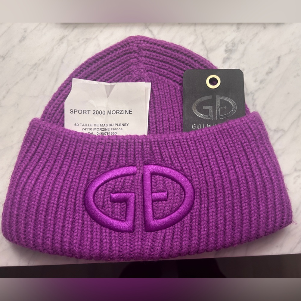 Purple GD Knit Beanie